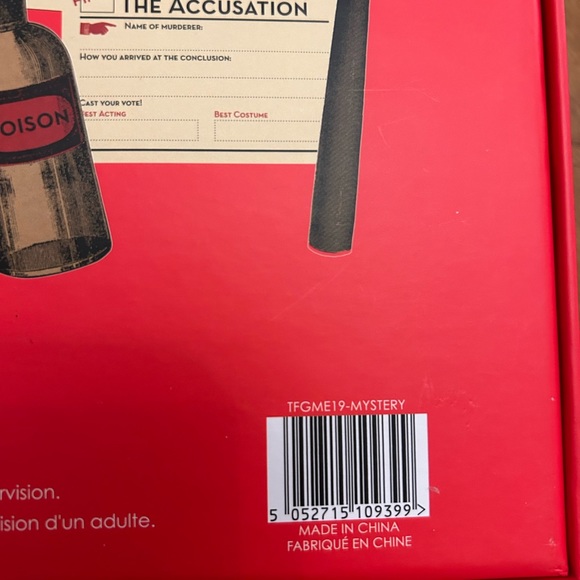 Table Fun Get Together Murder Mystery Game. New - Never Used. - Picture 12 of 12